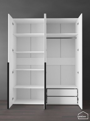 Шкаф Linnea MHR-4-2 2050х1600х510 (Белый-М 11.1.2) в Дегтярске - degtyarsk.ok-mebel.com | фото 6