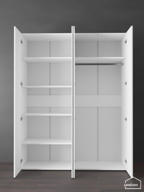 Шкаф Linnea MHR-4PO-1 2050х1600х510 (Белый-М 11.1.2) в Дегтярске - degtyarsk.ok-mebel.com | фото 4