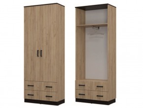 Шкаф «ЛОФТ» для одежды с 2-я ящиками в Дегтярске - degtyarsk.ok-mebel.com | фото 2