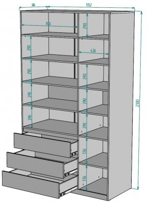 Шкаф Мальта H211 в Дегтярске - degtyarsk.ok-mebel.com | фото 2