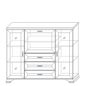 Шкаф низкий (2 стеклодвери) Сиена в Дегтярске - degtyarsk.ok-mebel.com | фото 10