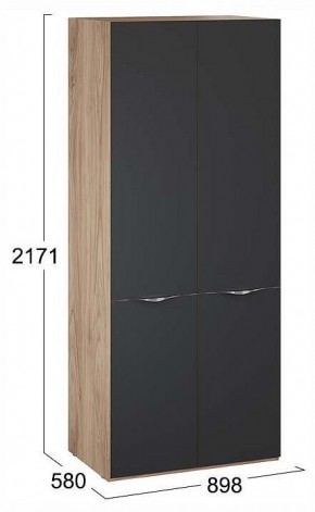 Шкаф платяной Глосс СМ-319.07.003 в Дегтярске - degtyarsk.ok-mebel.com | фото 4