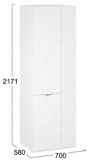 Шкаф платяной Глосс СМ-319.07.006 в Дегтярске - degtyarsk.ok-mebel.com | фото 4
