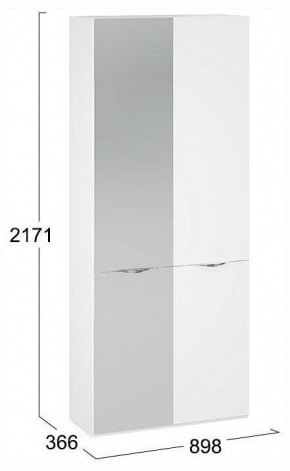 Шкаф платяной Глосс СМ-319.07.015 в Дегтярске - degtyarsk.ok-mebel.com | фото 4