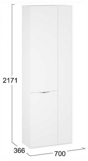 Шкаф платяной Глосс СМ-319.07.016 в Дегтярске - degtyarsk.ok-mebel.com | фото 4