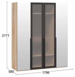 Шкаф платяной Порто СМ-393.07.115 в Дегтярске - degtyarsk.ok-mebel.com | фото 4