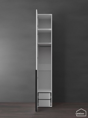 Шкаф с антресолью Linnea MHR-1A-3 2450х400х510 (Белый-М 11.1.2) в Дегтярске - degtyarsk.ok-mebel.com | фото 5
