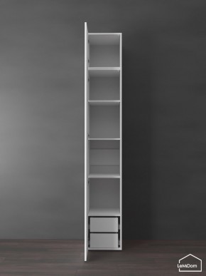 Шкаф с антресолью Linnea MHR-1POA-4 2450х400х510 (Белый-М 11.1.2) в Дегтярске - degtyarsk.ok-mebel.com | фото 6