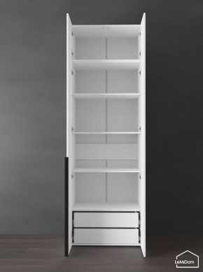 Шкаф с антресолью Linnea MHR-2A-4 2450х800х510 (Белый-М 11.1.1) в Дегтярске - degtyarsk.ok-mebel.com | фото 6