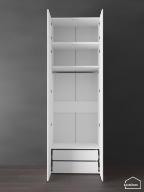 Шкаф с антресолью Linnea MHR-2POA-3 2450х800х510 (Белый-М 11.1.2) в Дегтярске - degtyarsk.ok-mebel.com | фото 5