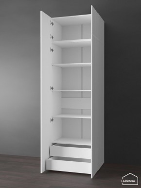 Шкаф с антресолью Linnea MHR-2POA-4 2450х800х510 (Белый-М 11.1.1) в Дегтярске - degtyarsk.ok-mebel.com | фото 5