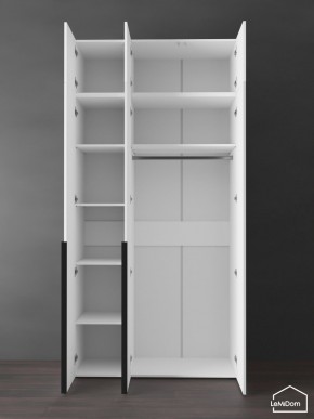 Шкаф с антресолью Linnea MHR-3A-1 2450х1200х510 (Белый-М 11.1.1) в Дегтярске - degtyarsk.ok-mebel.com | фото 5