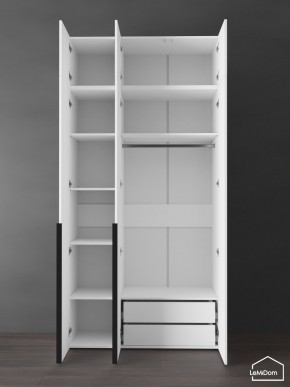 Шкаф с антресолью Linnea MHR-3A-2 2450х1200х510 (Белый-М 11.1.2) в Дегтярске - degtyarsk.ok-mebel.com | фото 6