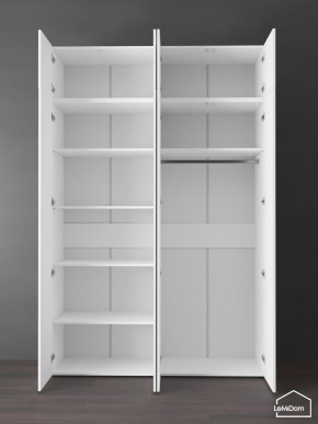 Шкаф с антресолью Linnea MHR-4POA-1 2450х1600х510 (Белый-М 11.1.2) в Дегтярске - degtyarsk.ok-mebel.com | фото 4