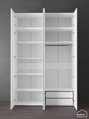 Шкаф с антресолью Linnea MHR-4POA-2 2450х1600х510 (Белый-М 11.1.1) в Дегтярске - degtyarsk.ok-mebel.com | фото 5