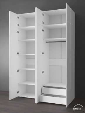 Шкаф с антресолью Linnea MHR-4POA-2 2450х1600х510 (Белый-М 11.1.1) в Дегтярске - degtyarsk.ok-mebel.com | фото 6