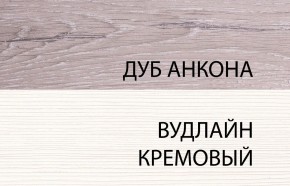 Шкаф угловой с полками 97х97, OLIVIA, цвет вудлайн крем/дуб анкона в Дегтярске - degtyarsk.ok-mebel.com | фото 4