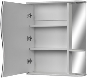 Шкаф-зеркало Волна 1-60 левый АЙСБЕРГ (DA1034HZ) в Дегтярске - degtyarsk.ok-mebel.com | фото 2
