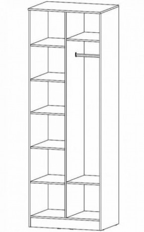 ГАММА Спальный гарнитур (модульный) дуб вотан в Дегтярске - degtyarsk.ok-mebel.com | фото 9