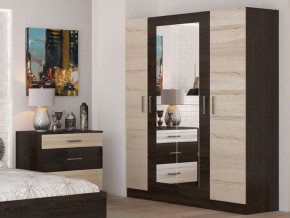 Спальный гарнитур Леси + 4-х створчатый шкаф в Дегтярске - degtyarsk.ok-mebel.com | фото 4
