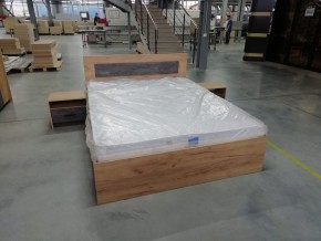 МСП-1 Кровать двойная универсальная 1600 с основанием (Дуб золотой/Камень темный) в Дегтярске - degtyarsk.ok-mebel.com | фото 8