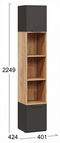 Стеллаж комбинированный Стелла в Дегтярске - degtyarsk.ok-mebel.com | фото 4