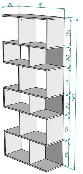 Стеллаж S7 1902х801х296 в Дегтярске - degtyarsk.ok-mebel.com | фото 2