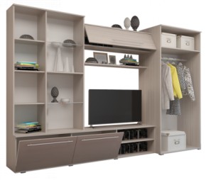 Стенка Монако МДФ в Дегтярске - degtyarsk.ok-mebel.com | фото 2