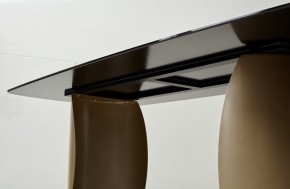 Стол BRONTE 220 KL-188 Контрастный мрамор матовый, итальянская керамика/ Шампань, ®DISAUR в Дегтярске - degtyarsk.ok-mebel.com | фото 6