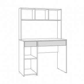 Стол компьютерный 12.77 F Комфорт (Дуб Золотой CRAFT) в Дегтярске - degtyarsk.ok-mebel.com | фото 2