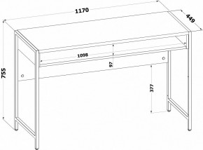 Стол письменный СПМ-401 в Дегтярске - degtyarsk.ok-mebel.com | фото 3