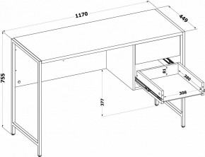 Стол письменный СПМ-404 в Дегтярске - degtyarsk.ok-mebel.com | фото 4