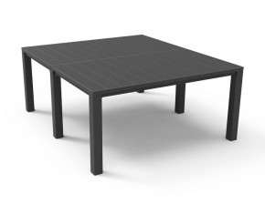 Стол раскладной Джули (Julie Double table 2 configurations) Графит в Дегтярске - degtyarsk.ok-mebel.com | фото 3