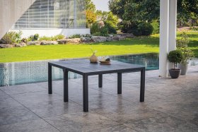 Стол раскладной Джули (Julie Double table 2 configurations) Графит в Дегтярске - degtyarsk.ok-mebel.com | фото 2