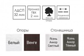 Стол раскладной Ялта (опоры массив резной) в Дегтярске - degtyarsk.ok-mebel.com | фото 9