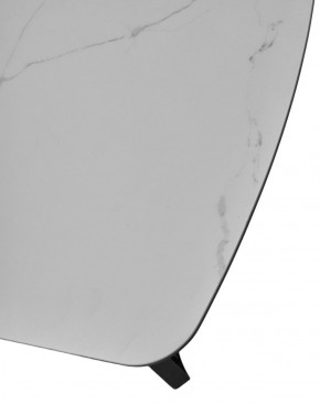 Стол RASMUS 160 TL-45 Белый мрамор, испанская керамика / черный каркас, ®DISAUR в Дегтярске - degtyarsk.ok-mebel.com | фото 6