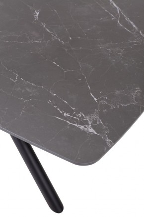 Стол RIVOLI 140 MATT BLACK MARBLE SOLID CERAMIC / BLACK, ®DISAUR в Дегтярске - degtyarsk.ok-mebel.com | фото 10