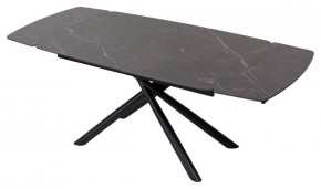 Стол RIVOLI 140 MATT BLACK MARBLE SOLID CERAMIC / BLACK, ®DISAUR в Дегтярске - degtyarsk.ok-mebel.com | фото 3