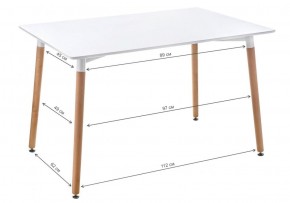 Стол деревянный Table 110 white / wood в Дегтярске - degtyarsk.ok-mebel.com | фото 2