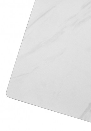 Стол VASTO 180 MARBLES KL-99 Белый мрамор матовый, итальянская керамика/ черный каркас, ®DISAUR в Дегтярске - degtyarsk.ok-mebel.com | фото 7