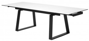 Стол VASTO 180 MARBLES KL-99 Белый мрамор матовый, итальянская керамика/ черный каркас, ®DISAUR в Дегтярске - degtyarsk.ok-mebel.com | фото 9