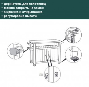 Столик для барбекю 207 Л (Unity XL 207L) в Дегтярске - degtyarsk.ok-mebel.com | фото 8