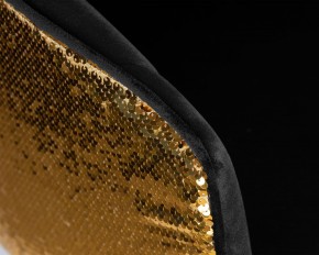 Стул барный DOBRIN DARCY GOLD SHINY, черный велюр с золотыми пайетками в Дегтярске - degtyarsk.ok-mebel.com | фото 8