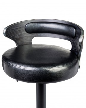 Стул барный DOBRIN FRED BLACK, чёрное дерево, чёрный в Дегтярске - degtyarsk.ok-mebel.com | фото 6