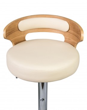 Стул барный DOBRIN FRED, натуральное дерево, кремовый в Дегтярске - degtyarsk.ok-mebel.com | фото 6