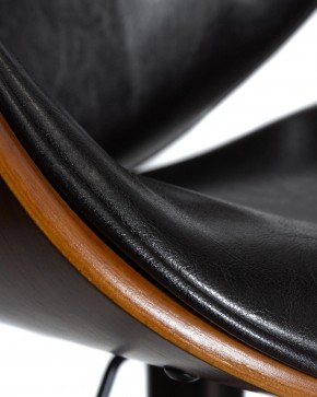 Стул барный DOBRIN JACK BLACK, цвет черный глянец PU ABD 002 в Дегтярске - degtyarsk.ok-mebel.com | фото 9