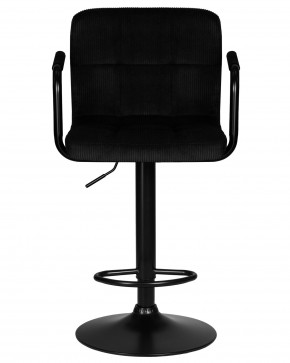 Стул барный DOBRIN KRUGER ARM BLACK, черный вельвет (LAR-E2041-52) в Дегтярске - degtyarsk.ok-mebel.com | фото 6