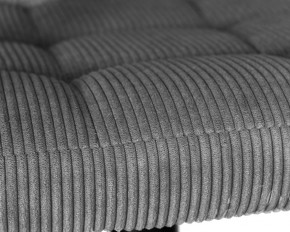 Стул барный DOBRIN KRUGER ARM BLACK, серый вельвет (LAR-E2041-25) в Дегтярске - degtyarsk.ok-mebel.com | фото 8