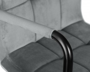 Стул барный DOBRIN KRUGER ARM BLACK, серый велюр (MJ9-75) в Дегтярске - degtyarsk.ok-mebel.com | фото 7