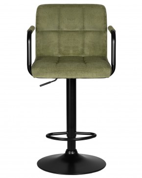 Стул барный DOBRIN KRUGER ARM BLACK, зеленый вельвет (LAR-E2041-7) в Дегтярске - degtyarsk.ok-mebel.com | фото 6